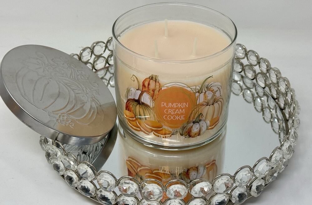 Pumpkin Cream Cookie 3 wick Candle Kirkton house 14oz Soy Blend Fall Scent